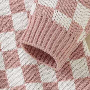 Gueuusu Infant Girls Boys Knitted Sweater Romper Jumpsuit