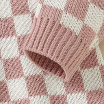 Gueuusu Infant Girls Boys Knitted Sweater Romper Jumpsuit