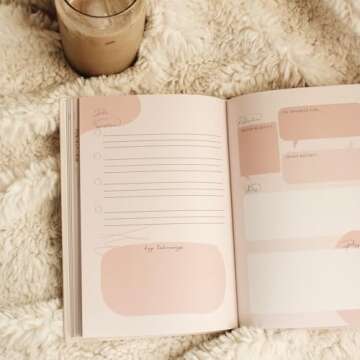 Steadfast and Sustained Bible Notes Journal Guided Devotional and Prayer Notebook for Women - SOAP Scripture, Takeaways, Notes - Gift Idea