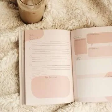 Steadfast and Sustained Bible Notes Journal Guided Devotional and Prayer Notebook for Women - SOAP Scripture, Takeaways, Notes - Gift Idea