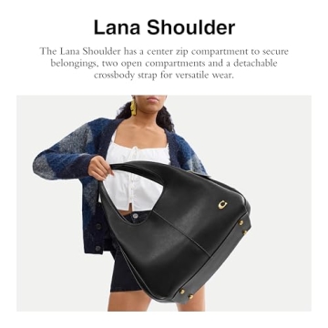 Stylish COACH Lana Leather Shoulder Bag for Everyday Chic