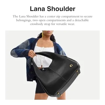 Stylish COACH Lana Leather Shoulder Bag for Everyday Chic