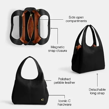 Stylish COACH Lana Leather Shoulder Bag for Everyday Chic