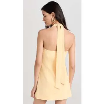 Wolf Gang Women's Irida Vest Dress in Butter Yellow