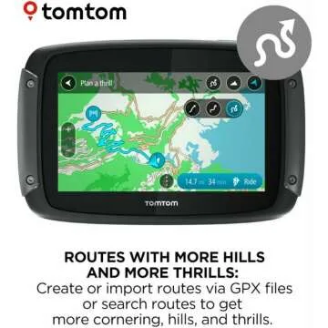 TomTom Rider 550 GPS for Motorcycles - 4.3" Screen