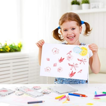 Acrylic Stamp Blocks Set for Crafting and Scrapbooking