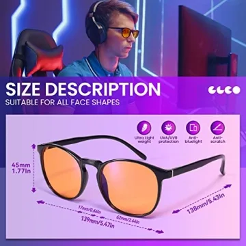 Fashionable IBOANN Blue Light Glasses for Eye Care