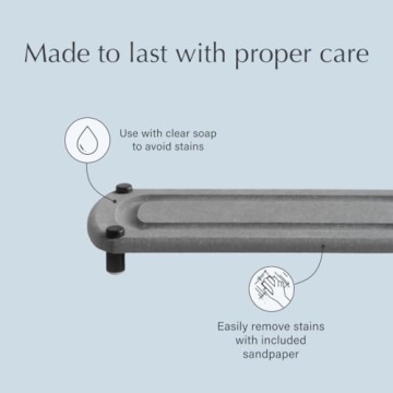 Dorai Home Sink Caddy - Sustainable Quick-Dry Stone Tray