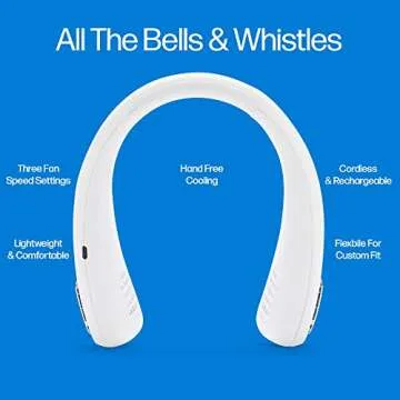 Arctic Air Freedom Portable Neck Fan - Stay Cool Anywhere