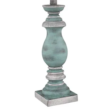 Stylish Blue Gray Table Lamps Set of 2 for Home Decor