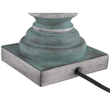 Stylish Blue Gray Table Lamps Set of 2 for Home Decor