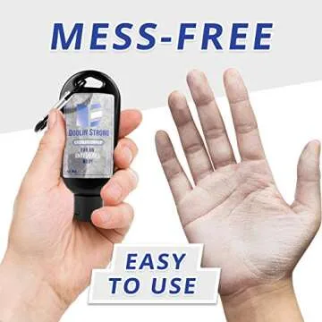 Doolin Strength Liquid Chalk 50ml - Weightlifting Chalk - Superior Grip and Sweat-Free Hands for Gym, Sports, Rock Climbing, Lifting, Workout, Bouldering, Gymnastics, Fitness and More