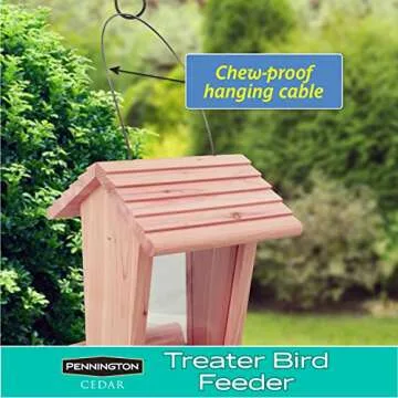 Pennington Cedar Treater Bird Feeder, Attract Nature's Beauty