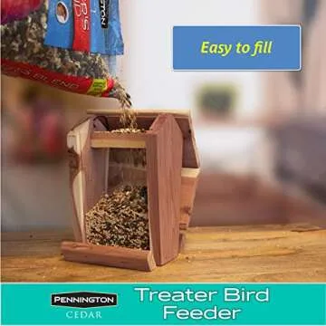 Pennington Cedar Treater Bird Feeder, Attract Nature's Beauty