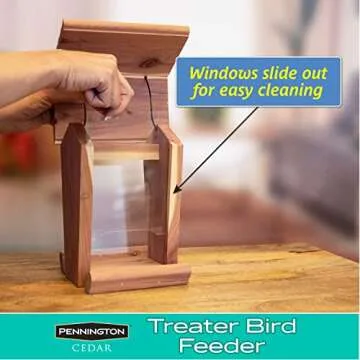 Pennington Cedar Treater Bird Feeder, Attract Nature's Beauty