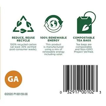 Organic Ginger Aid Tea for Healthy Digestion, 32 Count