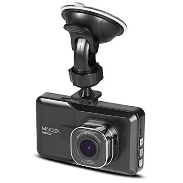 Minolta MNCD37 Full HD 1080P Car Dash Cam with G-Sensor
