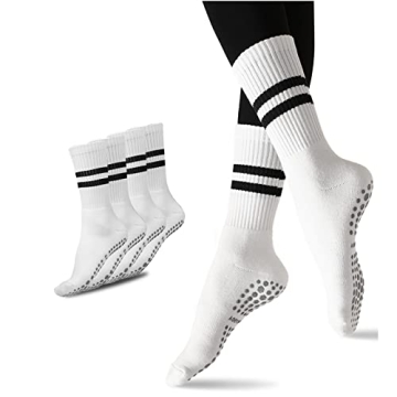 Flydo Yoga Socks Pilates for Women with Grips, Non-Slip Socks for Pilates, Barre, Ballet, Fitness，...