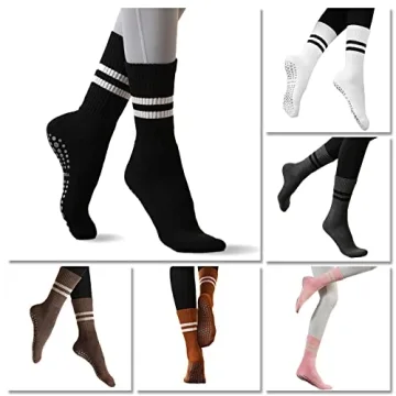 Flydo Non-Slip Yoga Socks for Women, Grips Athletic Wear