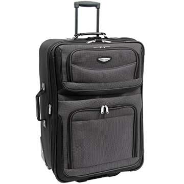 Travel Select Amsterdam Expandable Rolling Upright Luggage Set - Luxury Durability in 4 Pieces
