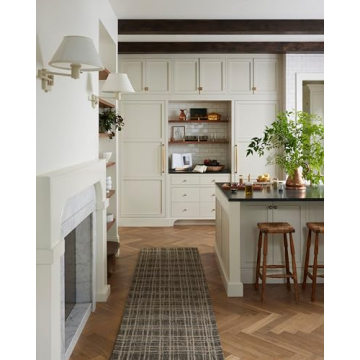 Loloi Chris Loves Julia Area Rug - Elegant Graphite/Pebble Design