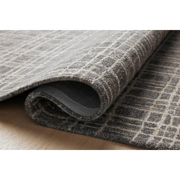 Loloi Chris Loves Julia Area Rug - Elegant Graphite/Pebble Design