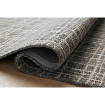 Loloi Chris Loves Julia Area Rug - Elegant Graphite/Pebble Design