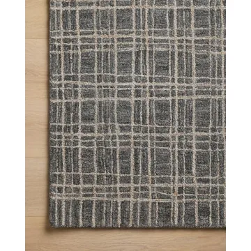Loloi Chris Loves Julia Area Rug - Elegant Graphite/Pebble Design