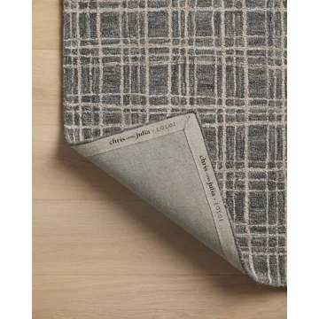 Loloi Chris Loves Julia Area Rug - Elegant Graphite/Pebble Design