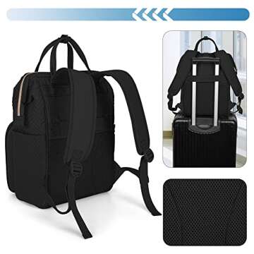 Fasrom Nurse Backpack - Stylish Nursing Tote for Work