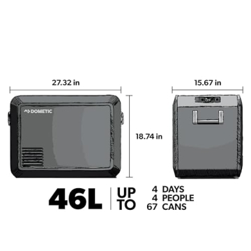 Dometic CFX3 45L Portable Fridge & Freezer - Solar