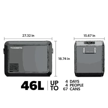 Dometic CFX3 45L Portable Fridge & Freezer - Solar