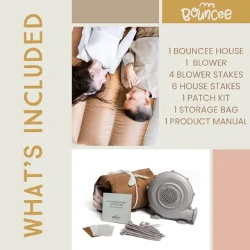 Bloom Bouncee House for Kids with Quick Setup and Style