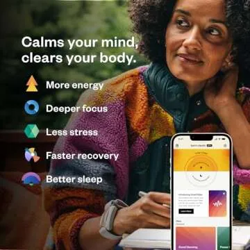 Apollo Neuro Sleep Aid & Stress Relief Wearable - Help Improve Sleep, Calm Mind and Body, Stimulate Vagus Nerve, Rebalance Nervous System (Rose)