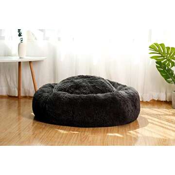 Cozy JMHUND Donut Dog Bed for Medium Dogs & Cats