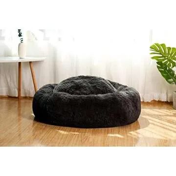 Cozy JMHUND Donut Dog Bed for Medium Dogs & Cats