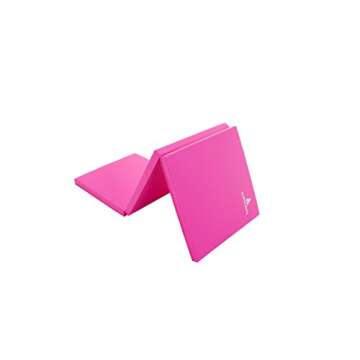 Alpha Mats Tri-Folding Exercise Mat for Yoga and Gymnastics