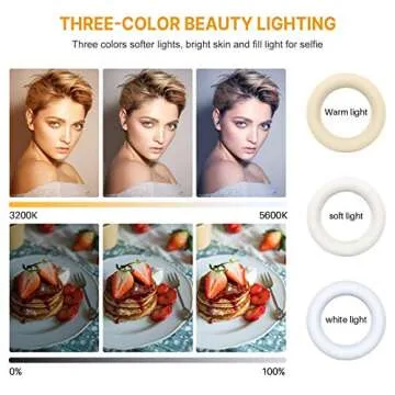 Ulanzi Bi-Color LED Video Light with Mini Tripod for Vloggers