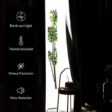 JIUZHEN Green Velvet Curtains 108 inches - Super Soft Retro Blackout Velvet Drapes Room Darkening Window Drapes for Living Room/Dining Room, W52 x L108 inches, 2 Panels