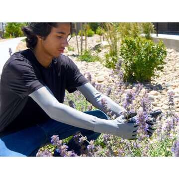 CHARGUY Gardening Gloves with Protection Sleeves for All