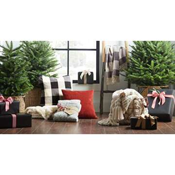 Rustic Wooden Blanket Holder Ladder - Stylish Home Decor