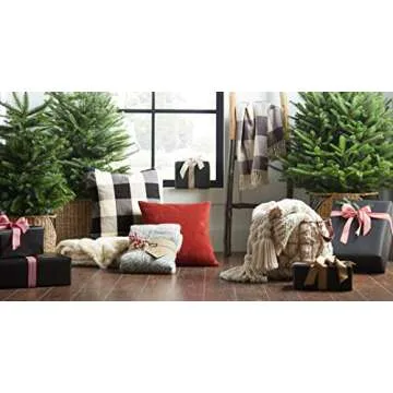 Rustic Wooden Blanket Holder Ladder - Stylish Home Decor