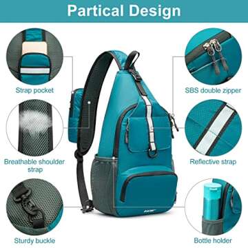 G4Free Packable Sling Backpack Lightweight Travel Bag