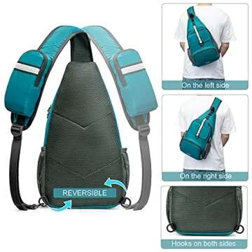 G4Free Packable Sling Backpack Lightweight Travel Bag