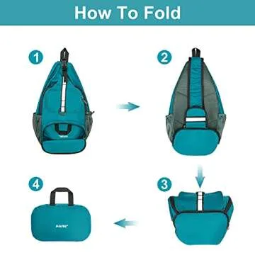 G4Free Packable Sling Backpack Lightweight Travel Bag
