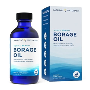 Nordic Naturals Nordic Beauty Borage Oil, Unflavored - 4 Ounces - Borage Seed Oil, Unique Omega-6 fo...
