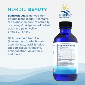 Nordic Naturals Borage Oil - Vegan Skin and Joint Health