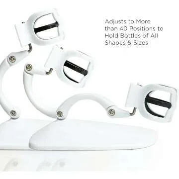 Nail Polish Bottle Holder with Tilted Anti-Spill Stand