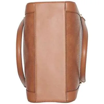 Calvin Klein Reyna Novelty Triple Compartment Shoulder Bag, Caramel