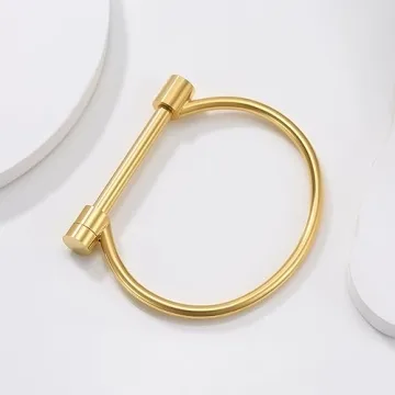 AILUOR Unisex Bar Screw Bracelet - Durable & Stylish Accessory